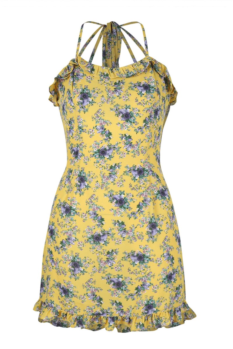 (Pre-order) Flower one-piece_Yellow